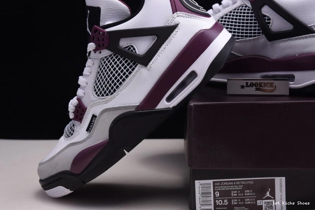 1st Kicks Shoes 4 PSG JORDAN RETRO AIR CZ5624-100 SAINT-GERMAIN PARIS 0804
